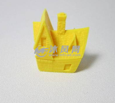 小房子打印实物图