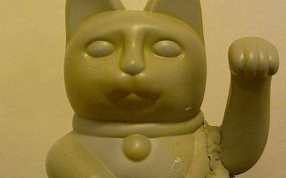 招财猫的扫描实物