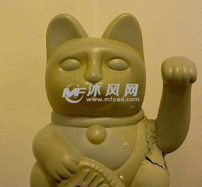 招财猫的扫描实物