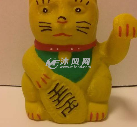 招财猫的打印模型