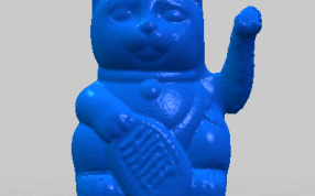 招财猫的正视图