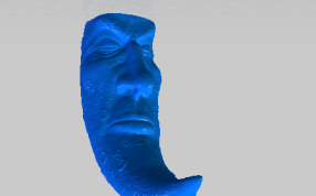 月亮的下半部分