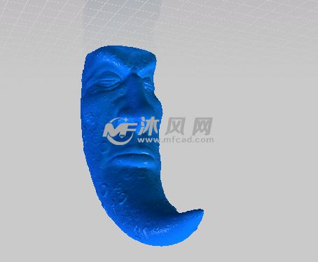 月亮的下半部分