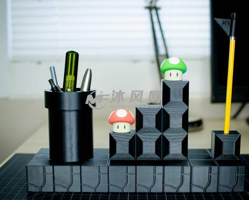 笔筒打印成品模型