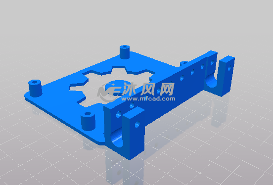 电器保护端子器件轴测图