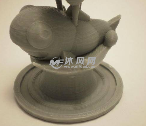 胖头鱼的摆饰打印模型