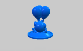 胖头鱼的正视图