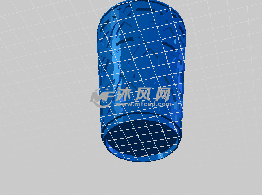 垃圾桶的底部视图