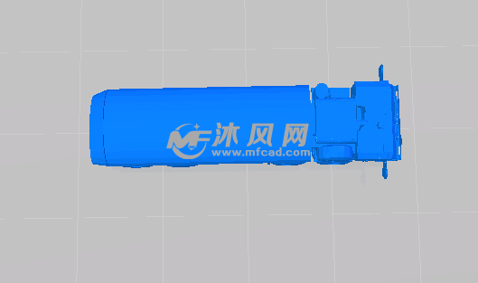 罐车的俯视图