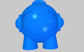 玩具挂件的正视图