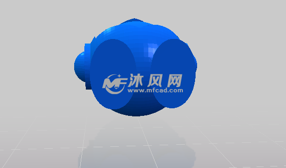 玩具挂件的底部视图