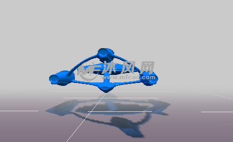 星际飞碟后视图