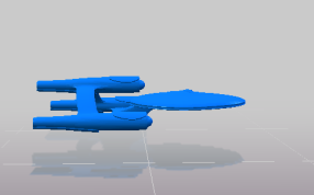 星际飞碟侧视图