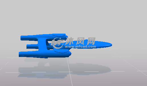 星际飞碟侧视图