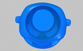 笔筒打印上视图