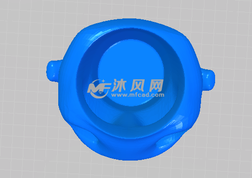 笔筒打印上视图