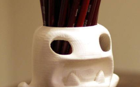 笔筒打印轴测图