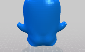 打印模型的后视图