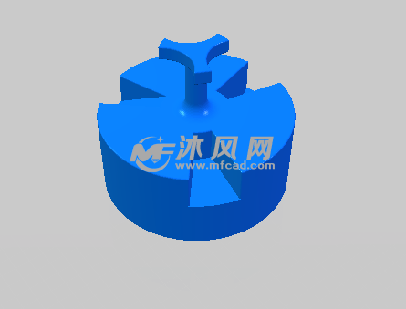 陀螺的中间旋钮部分