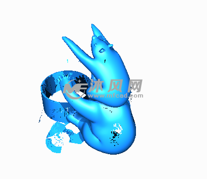 收纳盒的三维打印的爆破图