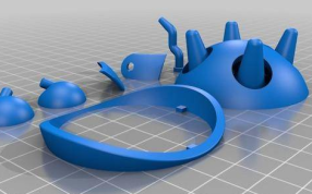 零件集成打印模型