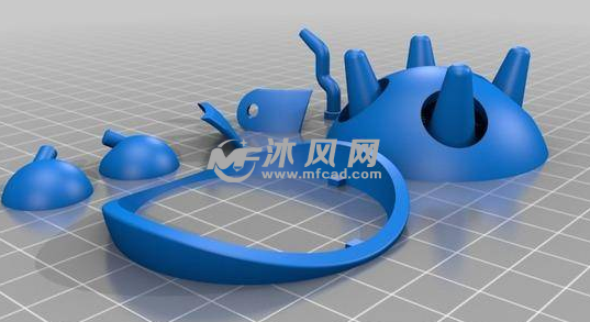 零件集成打印模型