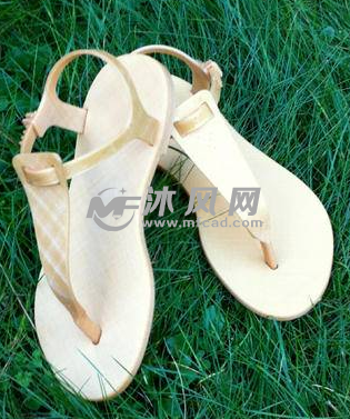 凉鞋的成品图