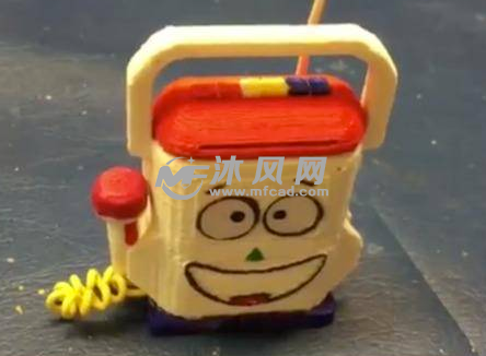 卡通通话器外壳成品