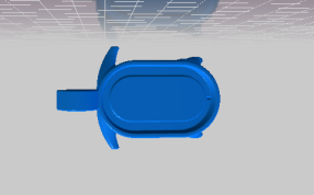 肥皂盒的俯视图