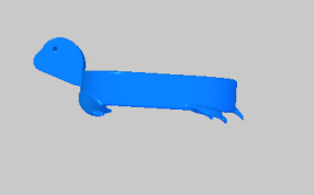 肥皂盒的侧视图