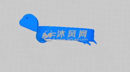 肥皂盒的侧视图