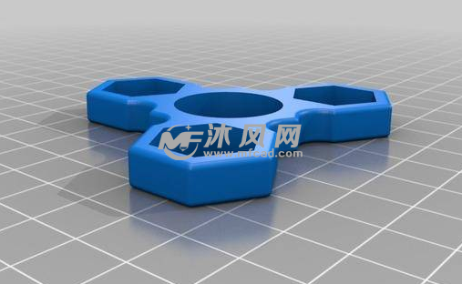 指尖陀螺轴测图