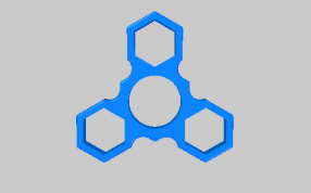 指尖陀螺俯视图