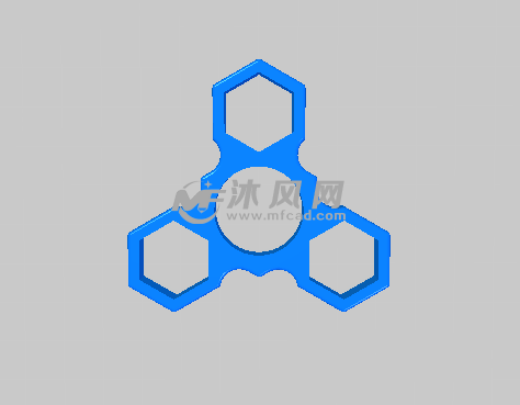 指尖陀螺俯视图