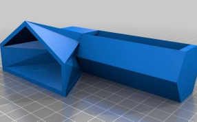 支架的模型轴测图