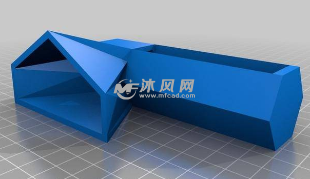 支架的模型轴测图