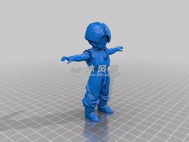 动漫人物轴测图模型