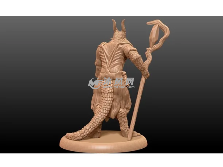 怪兽巫师后视图