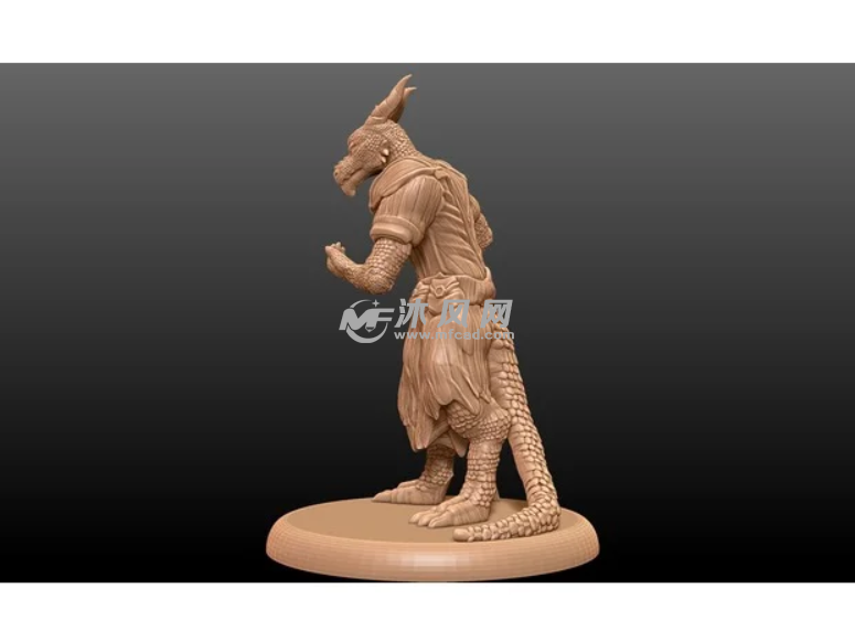 怪兽巫师侧视图