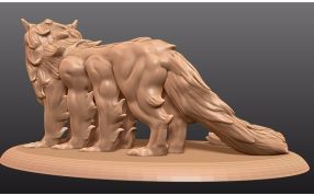 8条腿的怪物后视图