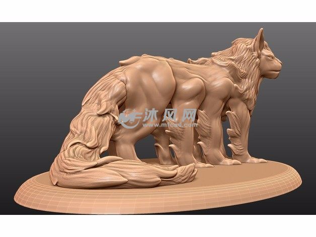 8条腿的怪物侧视图