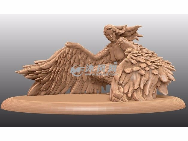 鸟身女妖主视图