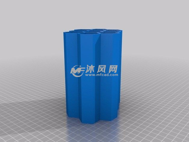 线材收纳的侧视图