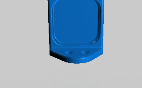 瓶子托盘的正视图