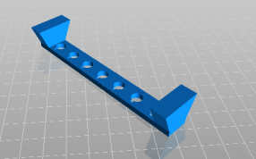 耳钉挂件轴测图