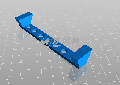 耳钉挂件轴测图