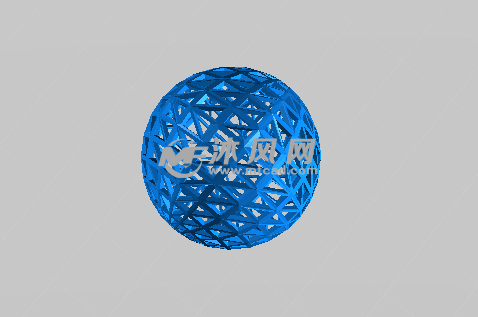 网状蛋的俯视图