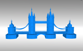 伦敦塔桥主视图