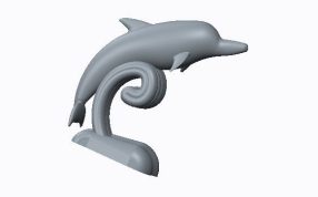 小海豚模型侧面