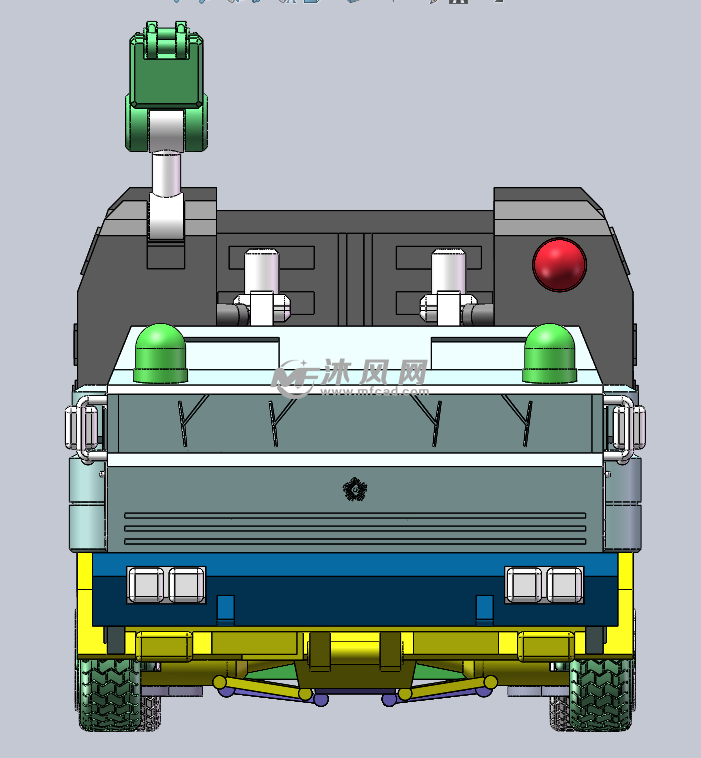 车头雨刮，车灯，车标等细节
